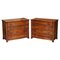 Vintage Serpentine Chest of Drawers, Set of 2 1