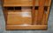 Art Nouveau Oak & Sample Wood Inlaid Revolving Bookcase 4
