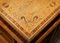 Art Nouveau Oak & Sample Wood Inlaid Revolving Bookcase 15