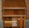 Art Nouveau Oak & Sample Wood Inlaid Revolving Bookcase 6