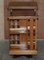 Art Nouveau Oak & Sample Wood Inlaid Revolving Bookcase 3