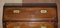 Antique Anglo Indian Military Campaign Camphor Wood & Brass Bureau Desk Drawers 4
