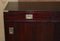 Vintage Military Campaign Style Sideboard Cupboard with Twin Drawers 6
