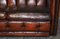 Art Deco Brown Leather Chesterfield, 1920s 5