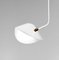 Mid-Century Modern White Curved Bibliothèque Ceiling Lamp by Serge Mouille 4