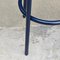 Black Leather & Blue Lacquered Metal Grasso Stool by Stephen Burks, Image 12