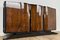 Art Deco Sideboard with Curved Fronts in Caucasian Nut, France, 1930 13