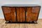 Art Deco Sideboard with Curved Fronts in Caucasian Nut, France, 1930, Image 14