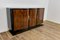 Art Deco Sideboard with Curved Fronts in Caucasian Nut, France, 1930 6