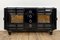 Art Deco Sideboard with 2 Carved Paintings, 1930s 4