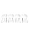 White Fjord Moroso Chairs by Patricia Urquiola, 2002, Set of 4 1