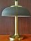 Lampada da tavolo marrone in ottone di Hillebrand Lighting, anni '60, Immagine 7