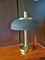 German Brass With Brown Umbrella Table Lamp from Hillebrand Lighting, 1960s 4