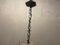 Italian Wrought Iron Murano Lamp Light Pendant 3