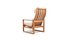 Oak Bm-2254 Sled Chair by Børge Mogensen for Fredericia, Image 3