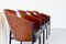 Italian Enameled Steel & Plywood Costes Dining Chairs by Philippe Starck for Driade, 1980s, Set of 4 9