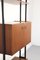 Mid-Century Italian Freestanding Modular Teak and Steel Bookshelf 6