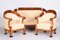 19th Century Walnut Seating Set, Austria, 1810s, Set of 3, Image 1