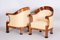 19th Century Walnut Seating Set, Austria, 1810s, Set of 3, Image 2