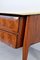 Italienisches Sideboard aus Nussholz aus Carrara Marmor, 1960er 13