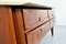 Italienisches Sideboard aus Nussholz aus Carrara Marmor, 1960er 9