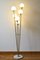 Mid-Century Italian Brass Carrara Marble Opaline Alberello Floor Lamp from Stilnovo, 1950s 8