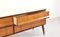 Mid-Century Italian Teak Carrara Marble Brass Sideboard, 1960s 5