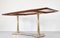 Italian Teak Brass Marble Dining Table, 1960s, Image 4