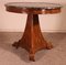 Antique Empire Pedestal Table in Saint-Anne Marble, Image 8