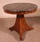 Antique Empire Pedestal Table in Saint-Anne Marble 7