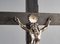 Croix avec Jésus Christ, Métal et Bois 14