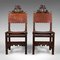 Antique Scottish Jacobean Revival Edwardian Side Chair, Set of 2, Image 1