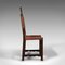 Antiker schottischer edwardianischer Beistellstuhl im jakobinischen Stil, 2er Set 3
