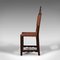 Antique Scottish Jacobean Revival Edwardian Side Chair, Set of 2 4