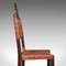 Antique Scottish Jacobean Revival Edwardian Side Chair, Set of 2 7