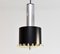 Mid-Century Acrylic Glass and Metal Ceiling Lamp, 1970s 5