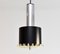 Mid-Century Acrylic Glass and Metal Ceiling Lamp, 1970s, Image 5