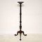 Antique Georgian Style Mahogany Torchere Stand 1