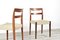 Sedie Mid-Century vintage in teak di Nils Jonsson per Troeds Swedish, set di 4, Immagine 4