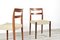 Vintage Midcentury Teak Chairs by Nils Jonsson for Troeds Swedish, Set of 4 4