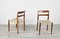 Vintage Midcentury Teak Chairs by Nils Jonsson for Troeds Swedish, Set of 4 5