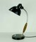 Industrielle Lampe aus schwarzem Holz von Christian Dell Koranda, 1930er 1