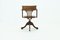 Antique English Oak Swivel Desk Chair, 1920s 7