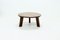Brutalist Solid Oak Round Coffee Table, 1970s, Image 1