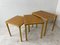 Tables Gigognes Set Off par EW Bach, Danemark, 1960s, Set de 3 7