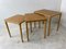 Tables Gigognes Set Off par EW Bach, Danemark, 1960s, Set de 3 1