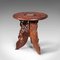Antique Anglo-Indian Fold Away Circular Side Table, Image 1