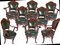 Vintage Swivel Executive and Elegant Chairs, Set of 8 5
