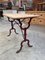 Old Bistro Table with Elm Top 3