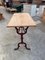 Old Bistro Table with Elm Top, Image 4